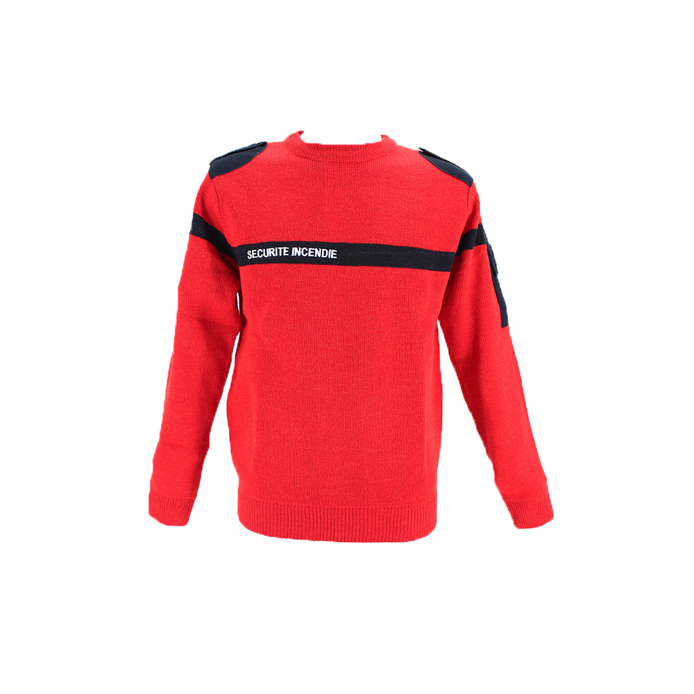 Sweat à Capuche Sécurité Incendie - Pour Pompiers, Agents SSIAP - Design Professionnel Dos - Homme/Femme