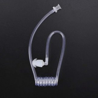 POFENAL Oreillette Pour Talkie-walkie Avec Clip De Fixation Pour Tube Acoustique Transparent (broche De 3,5 Mm, 1 Pièce